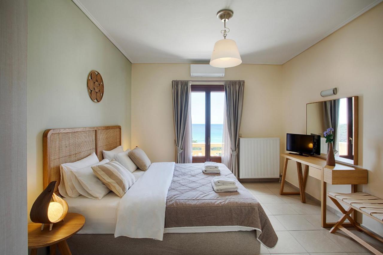 Aithra -Agios Petros Andros Villa Gavrio Bagian luar foto