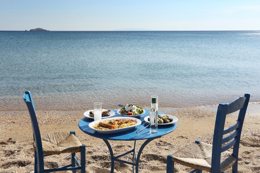 Aithra -Agios Petros Andros Villa Gavrio Bagian luar foto