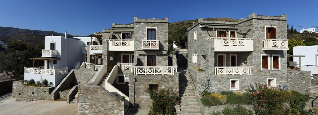 Aithra -Agios Petros Andros Villa Gavrio Bagian luar foto