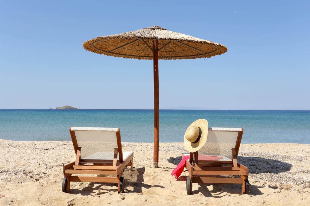Aithra -Agios Petros Andros Villa Gavrio Bagian luar foto