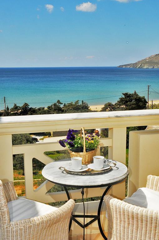 Aithra -Agios Petros Andros Villa Gavrio Bagian luar foto