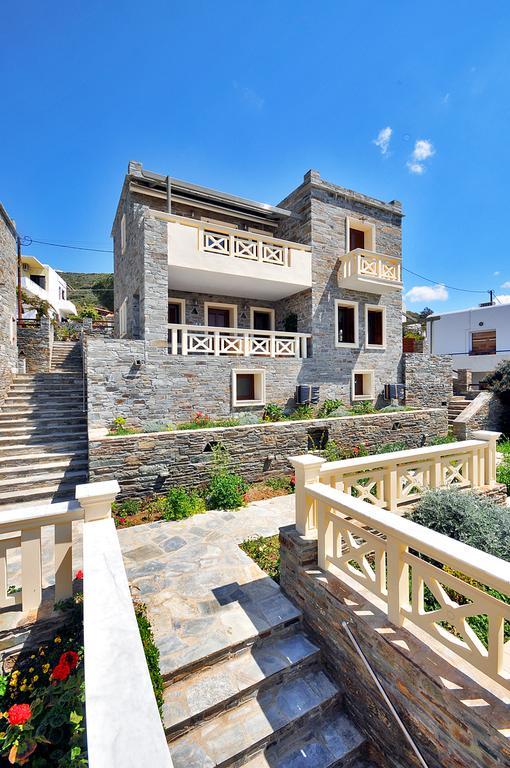 Aithra -Agios Petros Andros Villa Gavrio Bagian luar foto