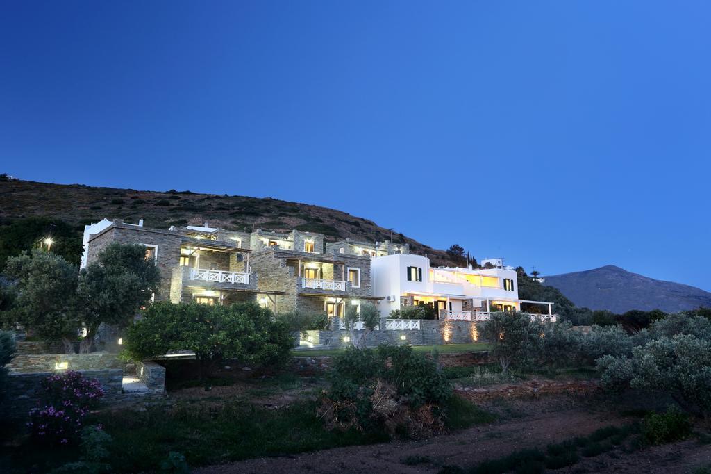 Aithra -Agios Petros Andros Villa Gavrio Bagian luar foto