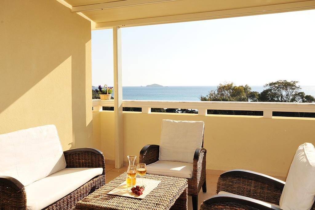 Aithra -Agios Petros Andros Villa Gavrio Bagian luar foto